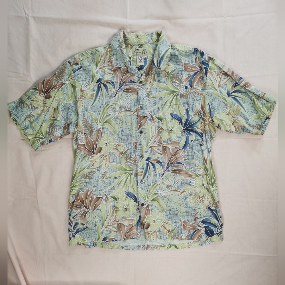 Kona Kai Men's Hawaii Short Sleeve Shirt M